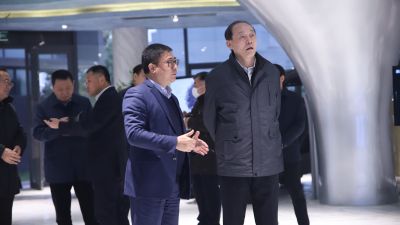 农业农村部原党组副书记、副部长，中国农业绿色发展研究会理事长余欣荣一行莅临富邦股份、禾大科技调研指导