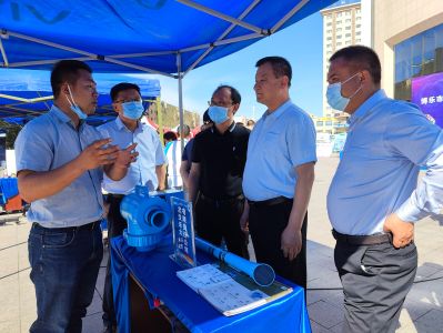 禾大科技数字节水灌溉技术亮相博乐市2022科技活动周